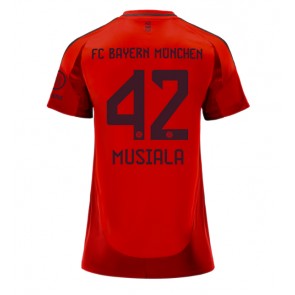 Bayern Munich Jamal Musiala #42 Replika Hjemmebanetrøje Dame 2024-25 Kortærmet